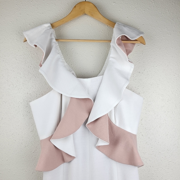 NWT C/MEO Collective Elation Ruffle-Bodice Long Gown - Picture 6 of 10